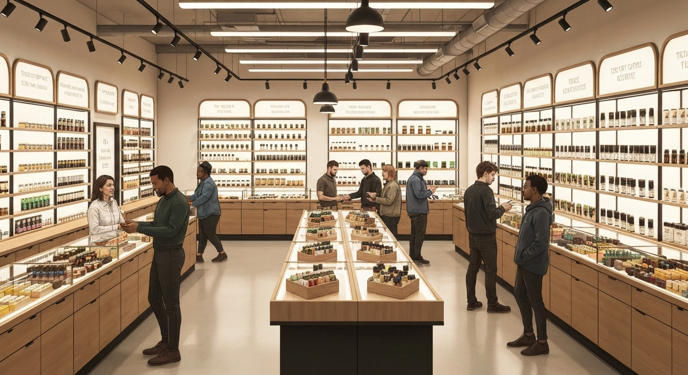 THC dispensary interior Baraboo