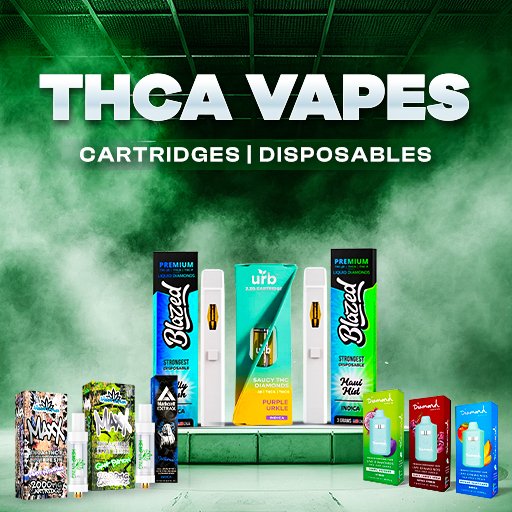 THCA vape cartridges and disposables at GreenRX™ Baraboo smoke shop dispensary Wisconsin